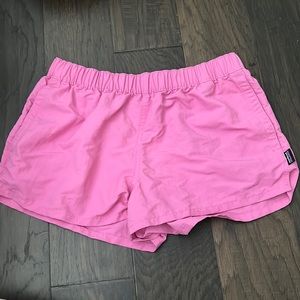 pink patagonia shorts